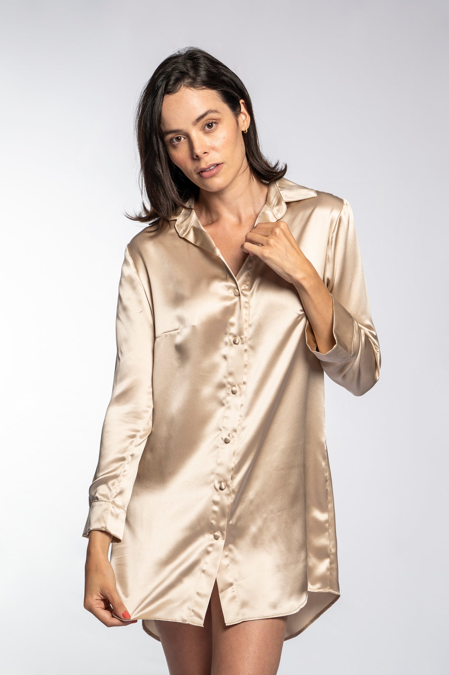 Pijama camisón silky
