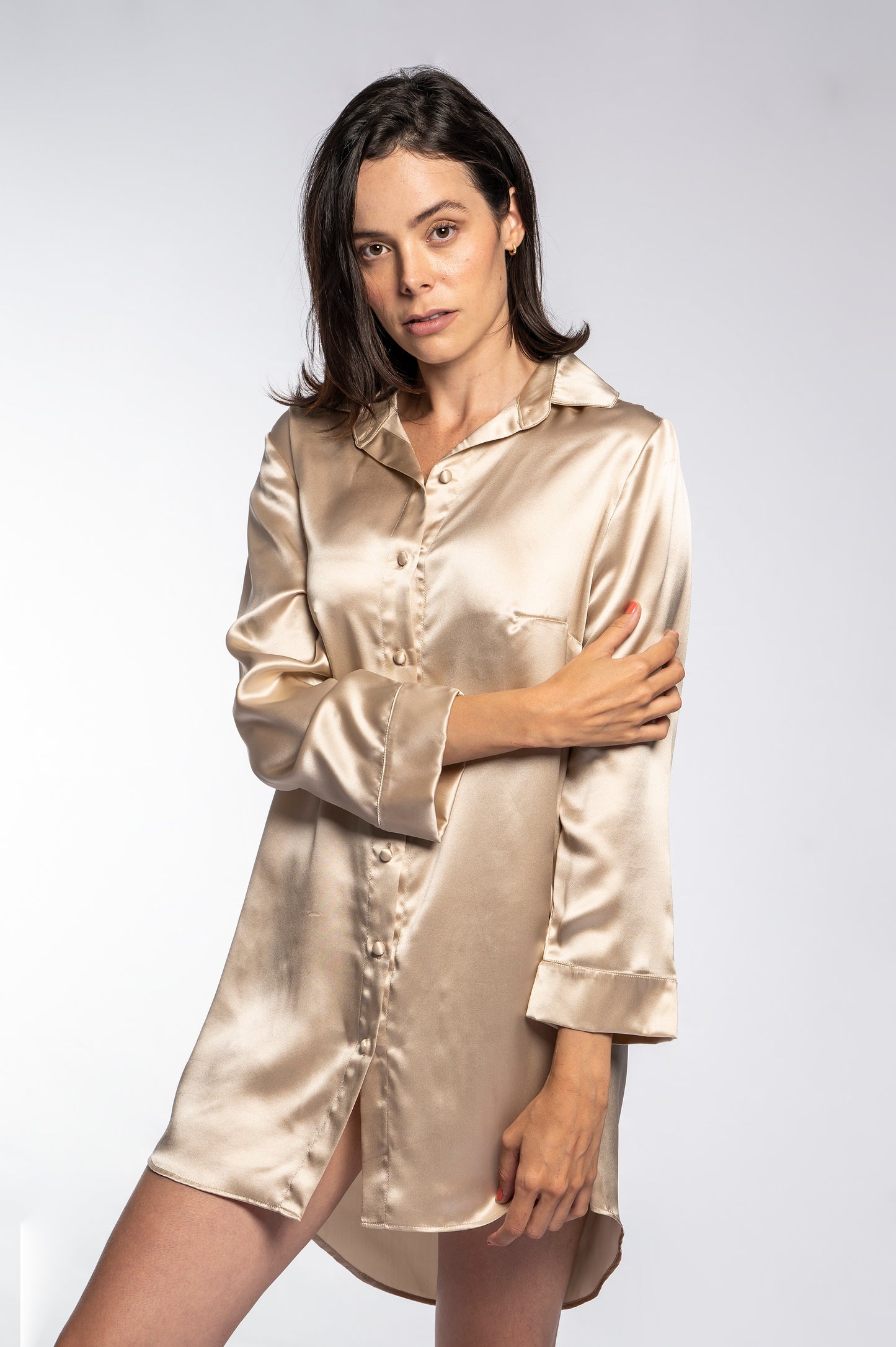 Pijama camisón silky